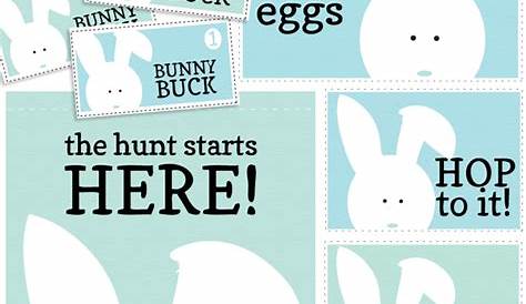 Free Easter Egg Hunt Printables | Fab N' Free