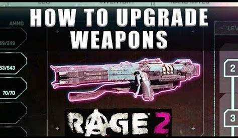 Rage 2 how to upgrade weapons - YouTube