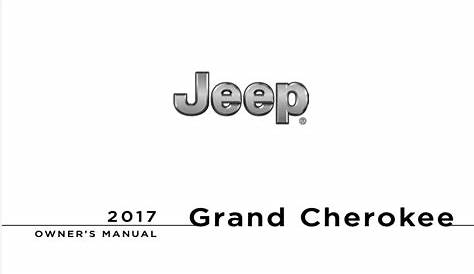 jeep grand cherokee l owners manual