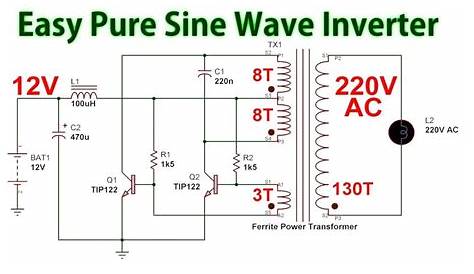 full wave inverter circuit diagram