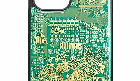 Cyberpunk 2077 Night City Map Circuit Board iPhone 12 Pro Max Case by
