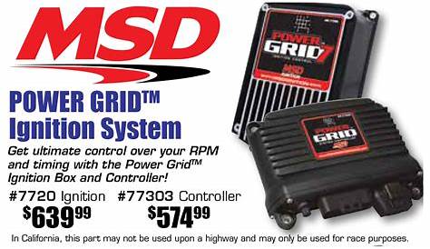 A&A Discount Auto Parts — MSD Power Grid Ignition System Starting at