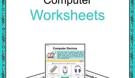 introduction to computers worksheets