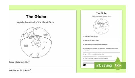 grade 3 around the globe worksheet