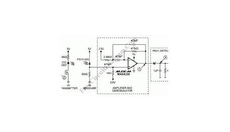 Infrared (IR) Proximity (Distance) Sensor – Electronic Circuit Diagram