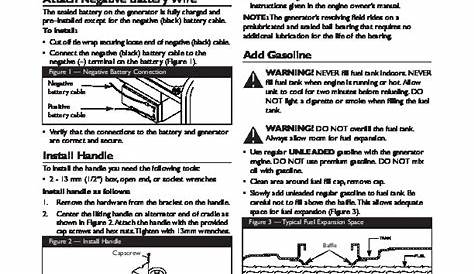 generac generator service manual