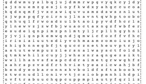 printable hard word search puzzles