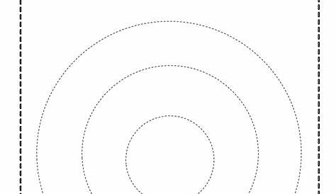 free printable circle tracing worksheet