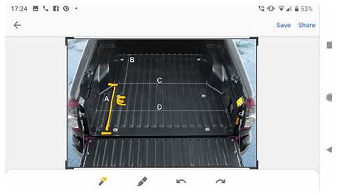 toyota tacoma 5ft bed dimensions