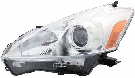 New TO2518137 Driver Side Headlight Assembly for Toyota Prius V 2012