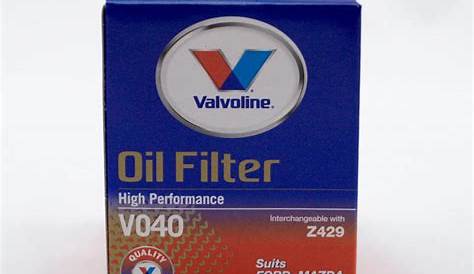 valvoline vo-200 oil filter cross reference