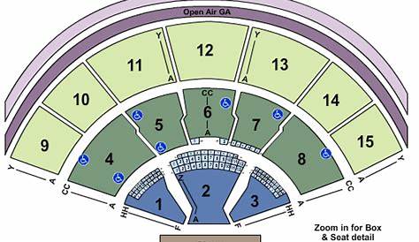 xfinity center map seating chart