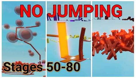 No Jumping Difficulty Chart Obby (Stages 50-80) - YouTube