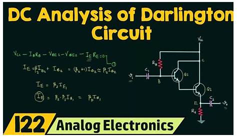 DC Analysis of Darlington Circuit - YouTube