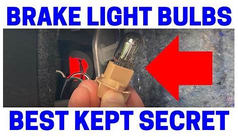 How To Replace Toyota Camry Rear Brake Light Bulbs - YouTube