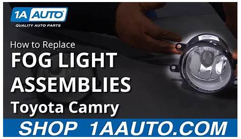 How to Replace Fog Light Assemblies 11-17 Toyota Camry - YouTube
