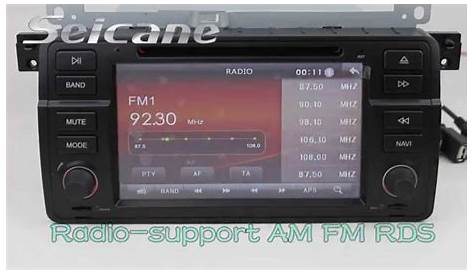 BMW E46 Head Unit Audio System Upgrade to Touch Screen In Dash DVD