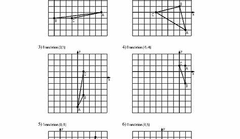 14 Best Images of Translation Math Worksheets - Geometry Slide Flip
