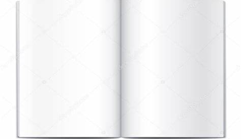 Blank book pages template — Stock Vector © LoopAll #5784927