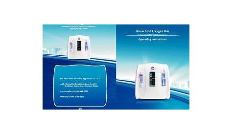 oxygen concentrator manual pdf
