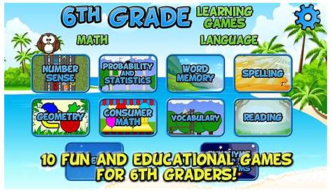 Sixth Grade Learning Games - Content - ClassConnect