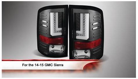 14-15 GMC Sierra LED Tail Lights - YouTube