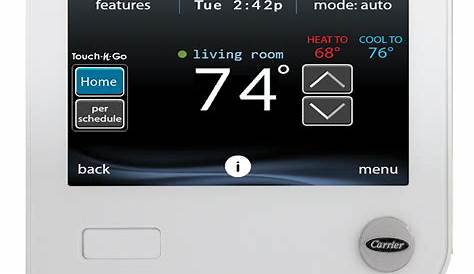 carrier my infinity thermostat