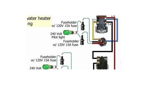 residential 240v water heater wiring diagram