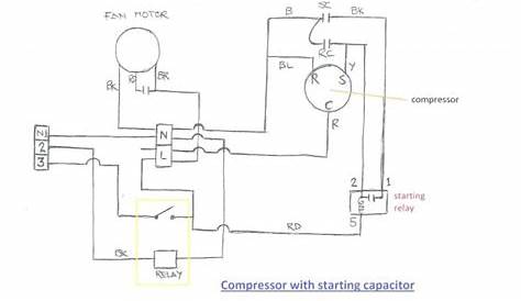 compressor wiring diagram single phase