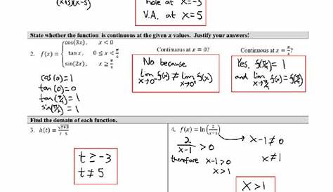 AP Calculus AB Unit 1: Limits and Continuity Unit Module | Lesson Planet
