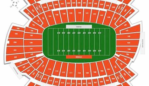 Cincinnati Bengals Seating Chart Map At Paycor Stadium - Stadium Seating Chart