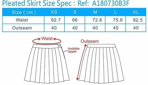 varsity cheer uniform size chart