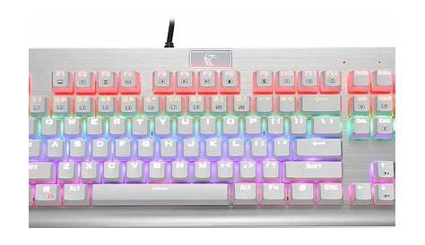 E-YOOSO Mechanical Gaming Keyboard, 87 Keys Compact USB Wired Keyboard