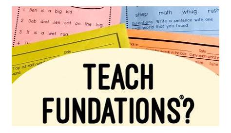 first grade fundations worksheets