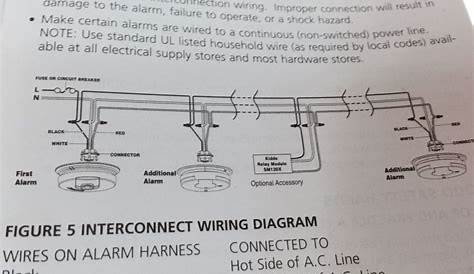 hardwired smoke alarm wiring diagram