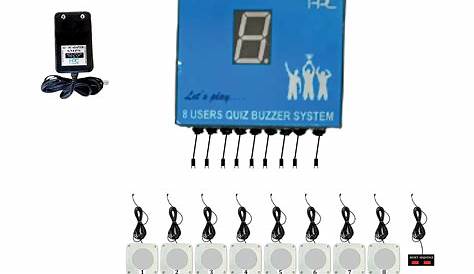 quiz show buzzer circuit diagram