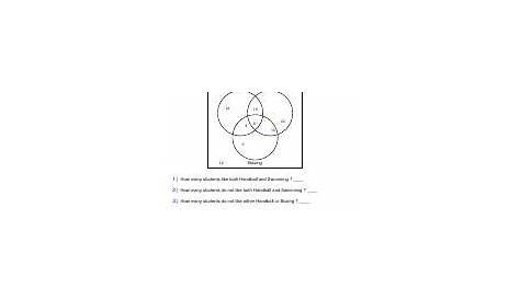 Venn Diagram Probability Worksheet Pdf - img-ultra