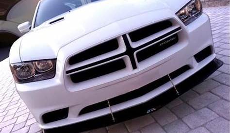 APR Carbon Fiber Splitter Dodge Charger RT/SXT [w/ Rods] (11-14) CW