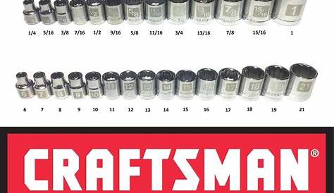 NEW CRAFTSMAN USA 1//4/" 6 PT POINT SAE OR METRIC SHALLOW SOCKETs