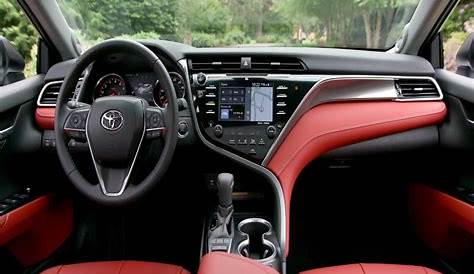 new toyota camry with red interior