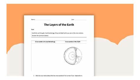earths changing surface worksheet