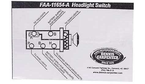1956 Ford F100 Headlight Switch Wiring Diagram - Wiring Diagram
