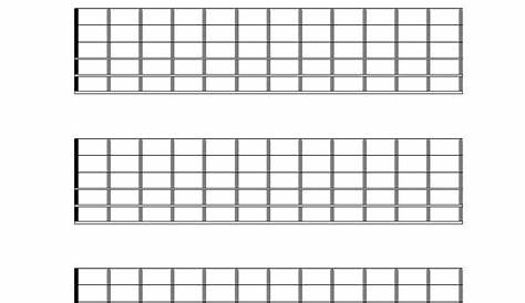 printable blank guitar neck chart