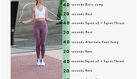 jump rope height chart