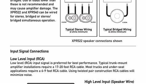 dual car amplifier wiring diagram