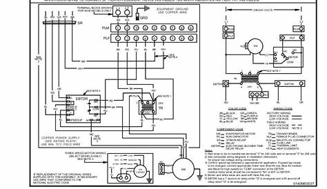 goodman hvac fan relay wiring diagram