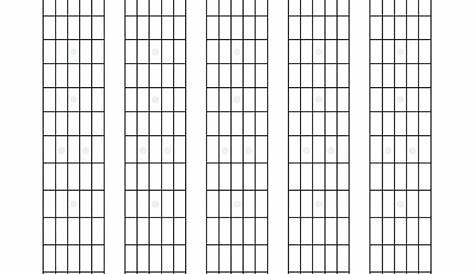 Free Printable Guitar Fretboard Notes - Printable Templates