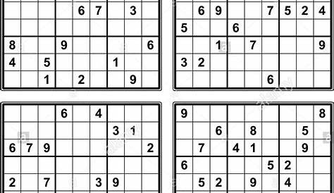 Very Easy Sudoku For Kids Printable - Sudoku Printable