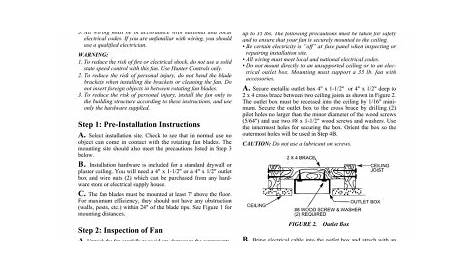 Hunter Fan 21887 Ceiling Fan Owner's Manual | Manualzz