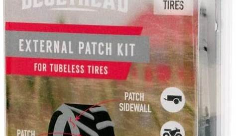 GlueTread External Patch Kit - for Tubeless Tires - No Need to Remove
